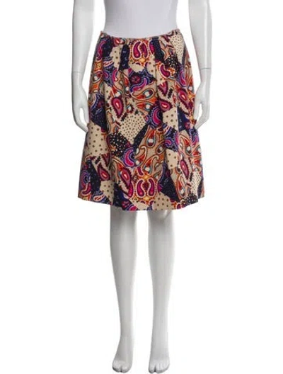 Pre-owned Miu Miu Vintage Knee-length Skirt In Neutral