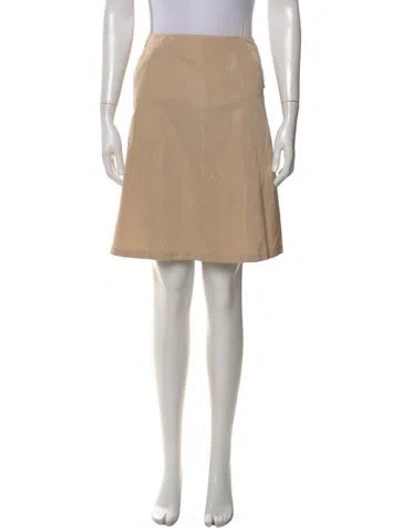 Pre-owned Miu Miu Vintage Knee-length Skirt In Neutral