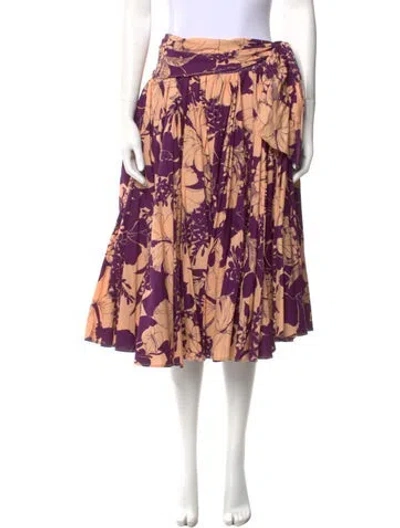 Pre-owned Miu Miu Vintage Knee-length Skirt In Purple