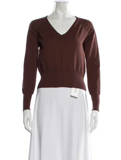 Pre-owned Miu Miu Vintage Late 1990's - Early 2000's Sweater In Brown