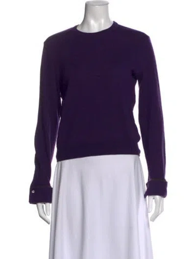 Pre-owned Miu Miu Vintage Late 1990's - Early 2000's Sweater In Purple