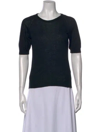 Pre-owned Miu Miu Vintage Late 1990's - Early 2000's Top In Black