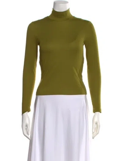 Pre-owned Miu Miu Vintage Late 1990's - Early 2000's Top In Green