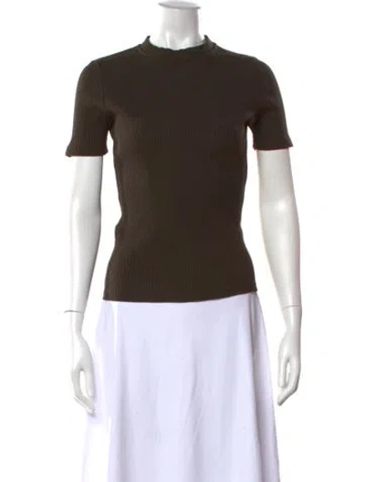 Pre-owned Miu Miu Vintage Late 1990's - Early 2000's Top In Green