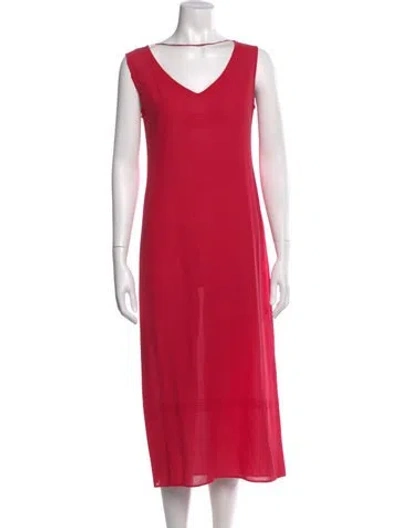 Pre-owned Miu Miu Vintage Midi Length Dress In Pink