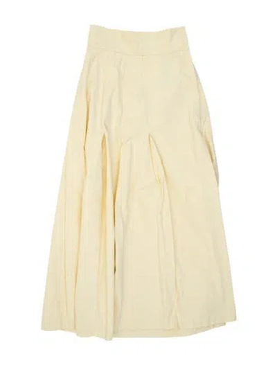 Pre-owned Miu Miu Vintage Midi Length Skirt In Neutral