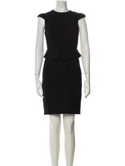 Pre-owned Miu Miu Vintage Mini Dress In Black