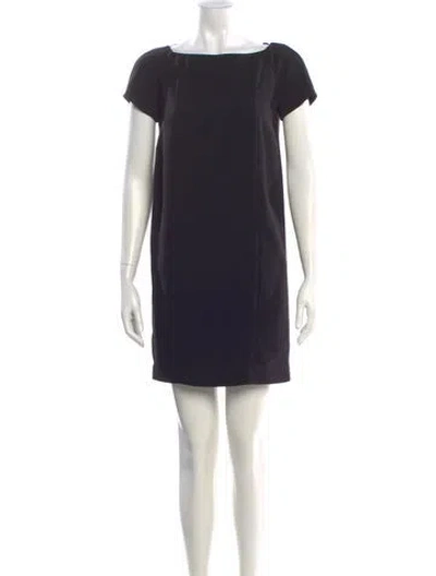Pre-owned Miu Miu Vintage Mini Dress In Black
