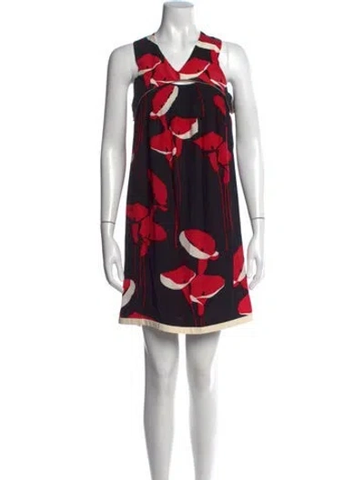 Pre-owned Miu Miu Vintage Mini Dress In Black