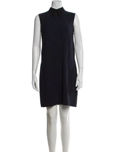 Pre-owned Miu Miu Vintage Mini Dress In Blue