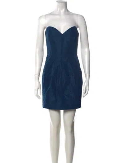 Pre-owned Miu Miu Vintage Mini Dress In Blue