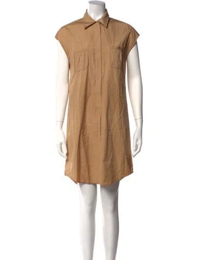 Pre-owned Miu Miu Vintage Mini Dress In Neutrals