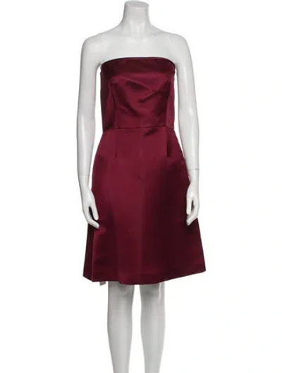 Pre-owned Miu Miu Vintage Mini Dress In Red