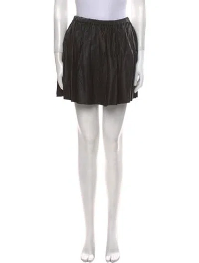 Pre-owned Miu Miu Vintage Mini Skirt In Black