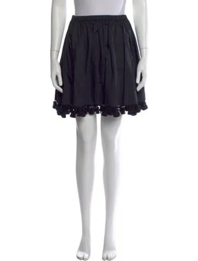 Pre-owned Miu Miu Vintage Mini Skirt In Black