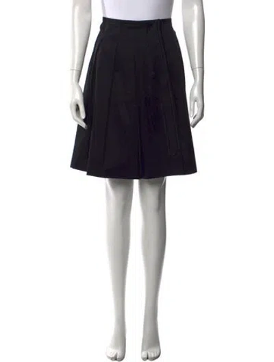 Pre-owned Miu Miu Vintage Mini Skirt In Black