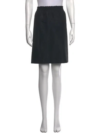 Pre-owned Miu Miu Vintage Mini Skirt In Black