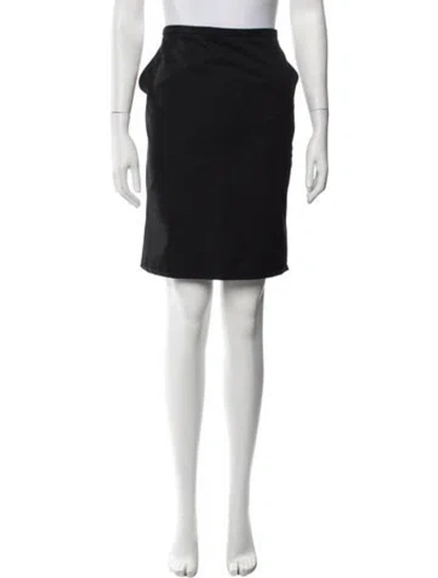 Pre-owned Miu Miu Vintage Mini Skirt In Black