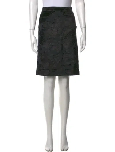 Pre-owned Miu Miu Vintage Mini Skirt In Black
