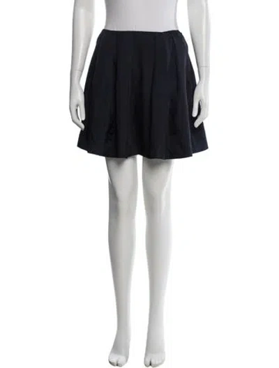 Pre-owned Miu Miu Vintage Mini Skirt In Blue