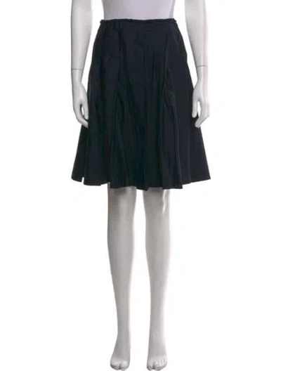 Pre-owned Miu Miu Vintage Mini Skirt In Blue