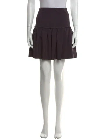 Pre-owned Miu Miu Vintage Mini Skirt In Blue