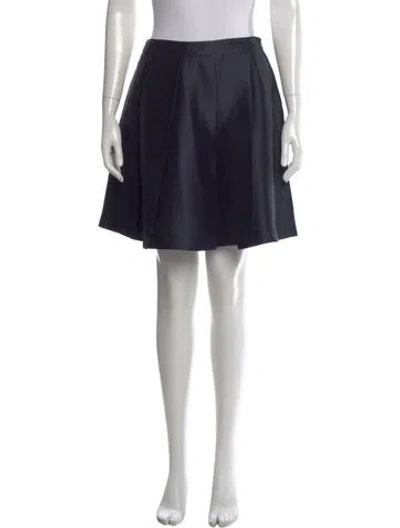 Pre-owned Miu Miu Vintage Mini Skirt In Blue