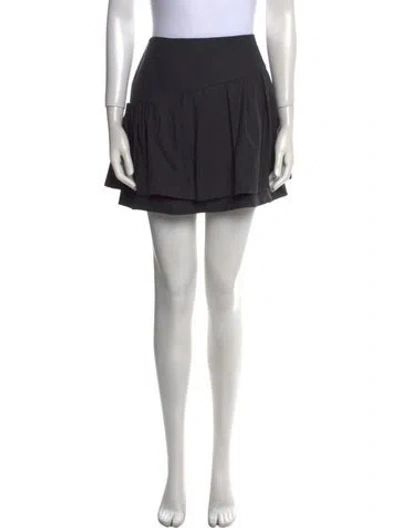 Pre-owned Miu Miu Vintage Mini Skirt In Gray