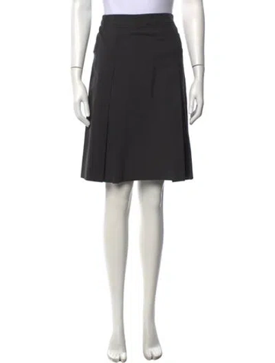 Pre-owned Miu Miu Vintage Mini Skirt In Grey