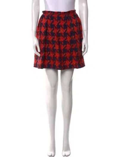 Pre-owned Miu Miu Vintage Mini Skirt In Multi