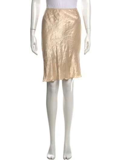 Pre-owned Miu Miu Vintage Mini Skirt In Neutral