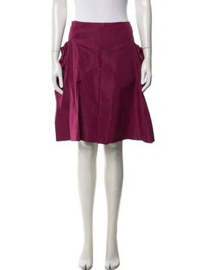 Pre-owned Miu Miu Vintage Mini Skirt In Purple