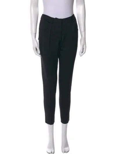 Pre-owned Miu Miu Vintage Skinny Leg Pants In Black