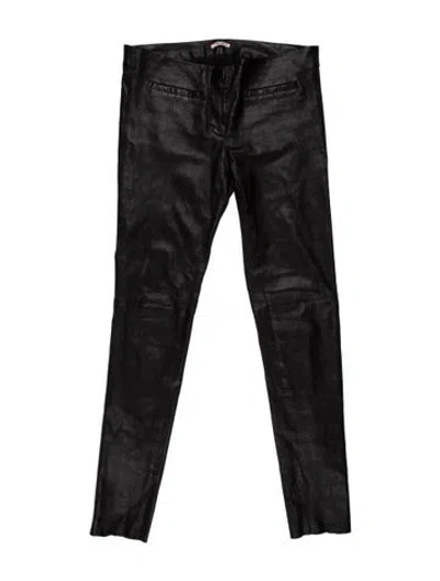 Pre-owned Miu Miu Vintage Skinny Leg Pants In Black
