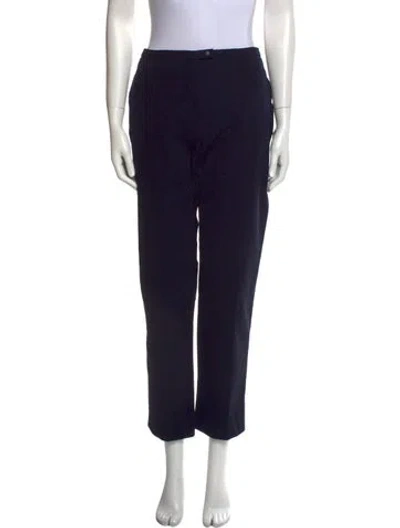 Pre-owned Miu Miu Vintage Straight Leg Pants In Black