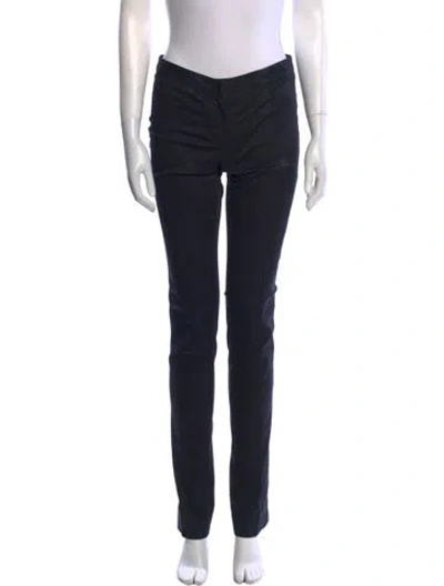 Pre-owned Miu Miu Vintage Straight Leg Pants In Black