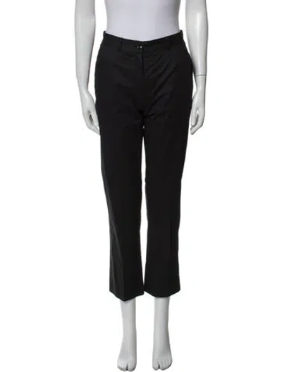 Pre-owned Miu Miu Vintage Straight Leg Pants In Black