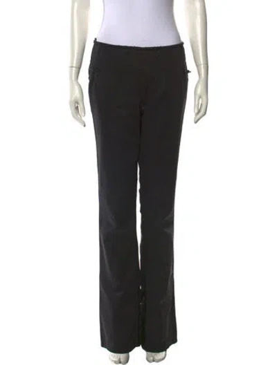 Pre-owned Miu Miu Vintage Straight Leg Pants In Black