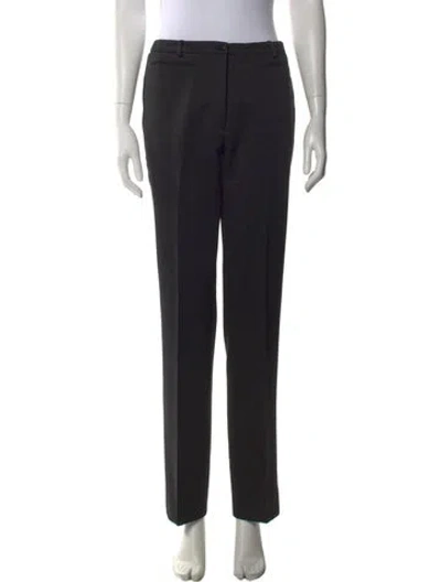 Pre-owned Miu Miu Vintage Straight Leg Pants In Black