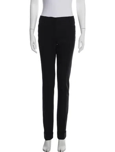 Pre-owned Miu Miu Vintage Straight Leg Pants In Black