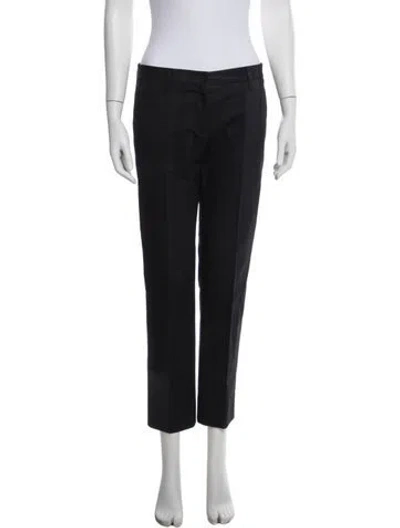 Pre-owned Miu Miu Vintage Straight Leg Pants In Black