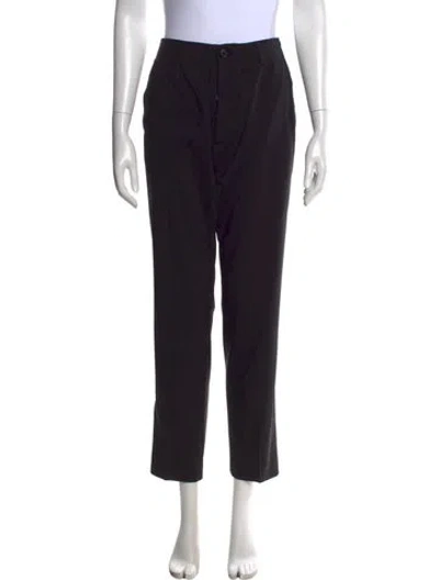 Pre-owned Miu Miu Vintage Straight Leg Pants In Black