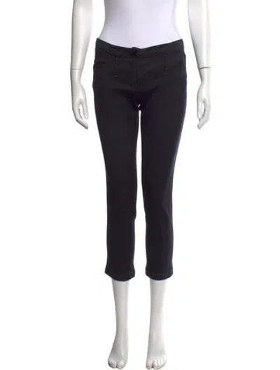 Pre-owned Miu Miu Vintage Straight Leg Pants In Black