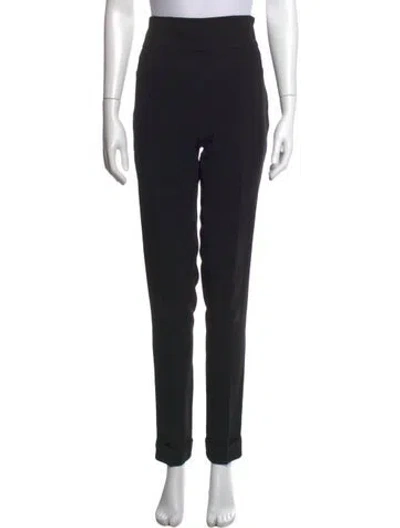 Pre-owned Miu Miu Vintage Straight Leg Pants In Black