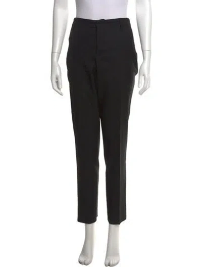 Pre-owned Miu Miu Vintage Straight Leg Pants In Black