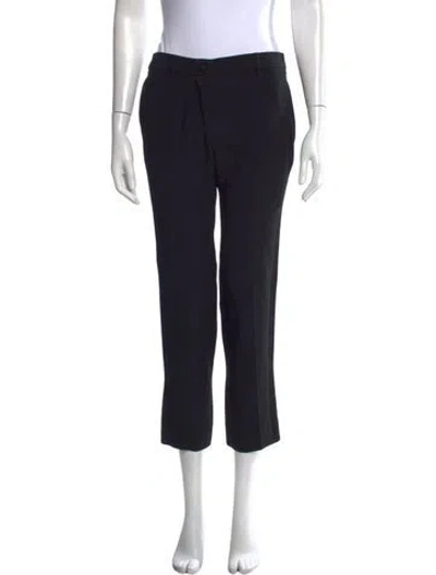 Pre-owned Miu Miu Vintage Straight Leg Pants In Black