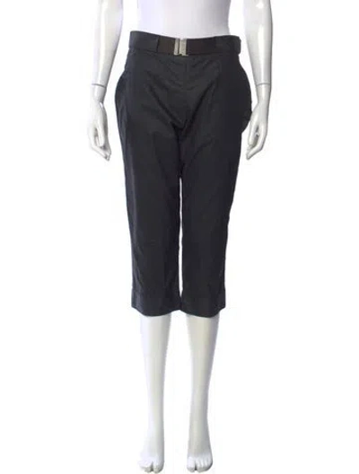 Pre-owned Miu Miu Vintage Straight Leg Pants In Black
