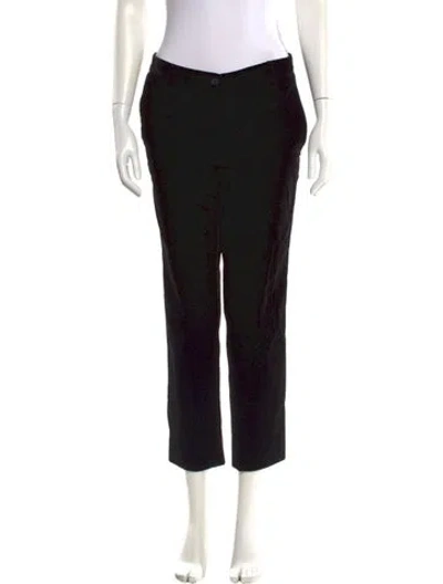 Pre-owned Miu Miu Vintage Straight Leg Pants In Black