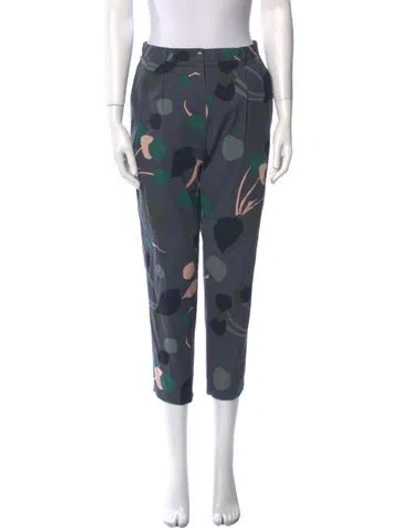 Pre-owned Miu Miu Vintage Straight Leg Pants In Blue