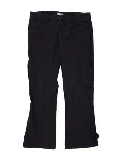 Pre-owned Miu Miu Vintage Straight Leg Pants In Blue